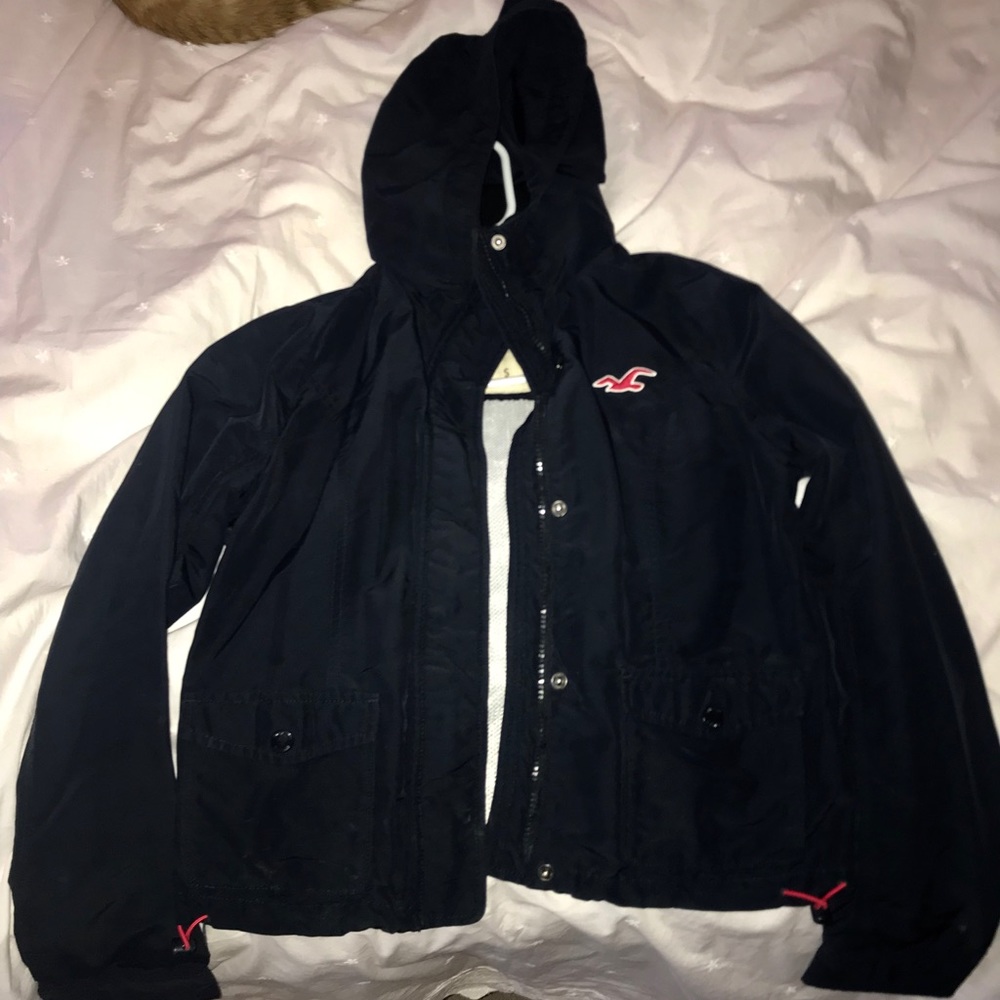 Hollister Rain Jacket (Navy)